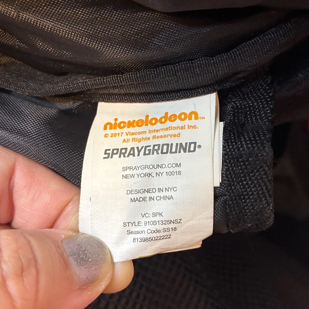 RARE Sprayground x Nickelodeon Hey Arnold Backpack School Streetwear Graphic Bag - Picture 14 of 17